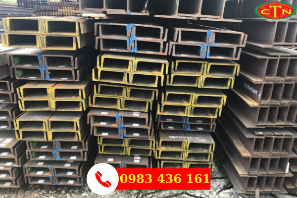Thép hình U 300 x 85 x 7.0 x 12m