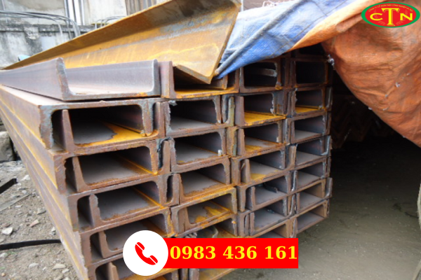 Thép U 400 x 100 x 10.5 x 12m