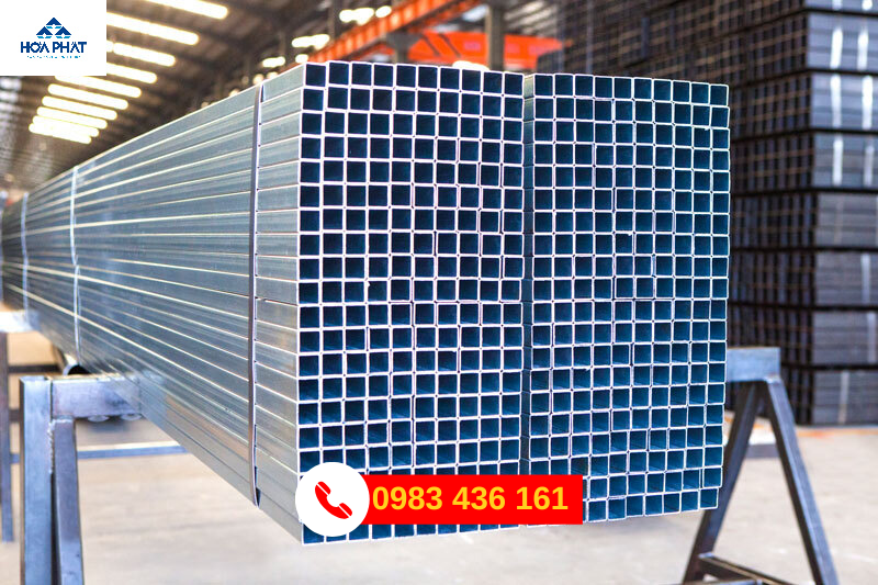 Thép hộp mạ kẽm 16 x 16 x 1,4 x 6m