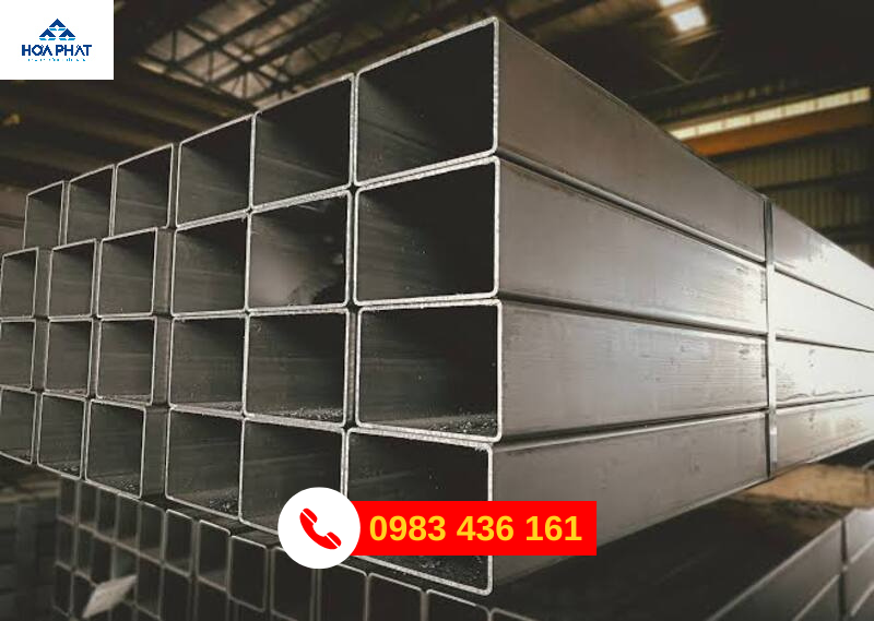 Thép hộp mạ kẽm 25 x 50 x 1,0 x 6m