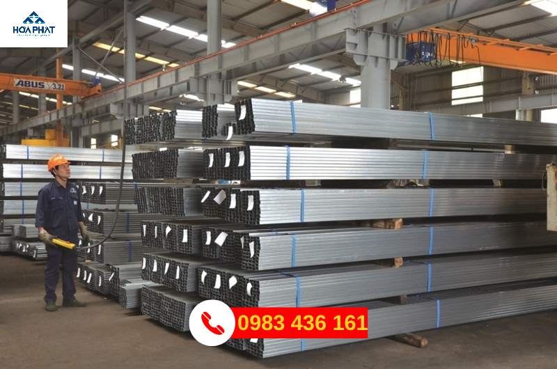 Thép hộp mạ kẽm 30 x 30 x 1,0 x 6m